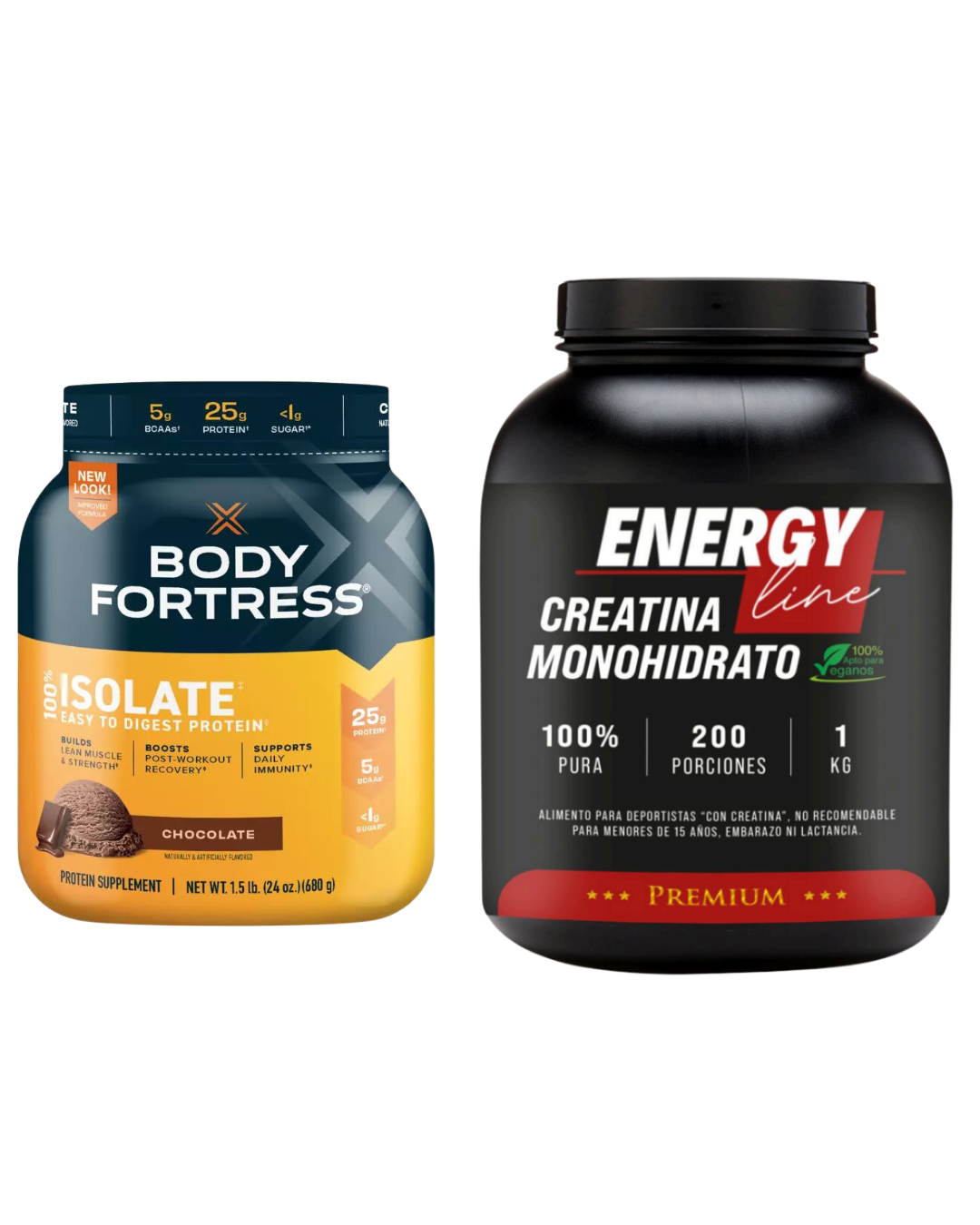 Creatina 1kg Monohidrato + Proteina isolada 1.5lb